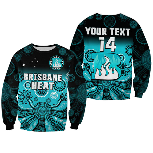 custom-text-and-number-brisbane-heat-sweatshirt-gradient-aboriginal-dot-painting