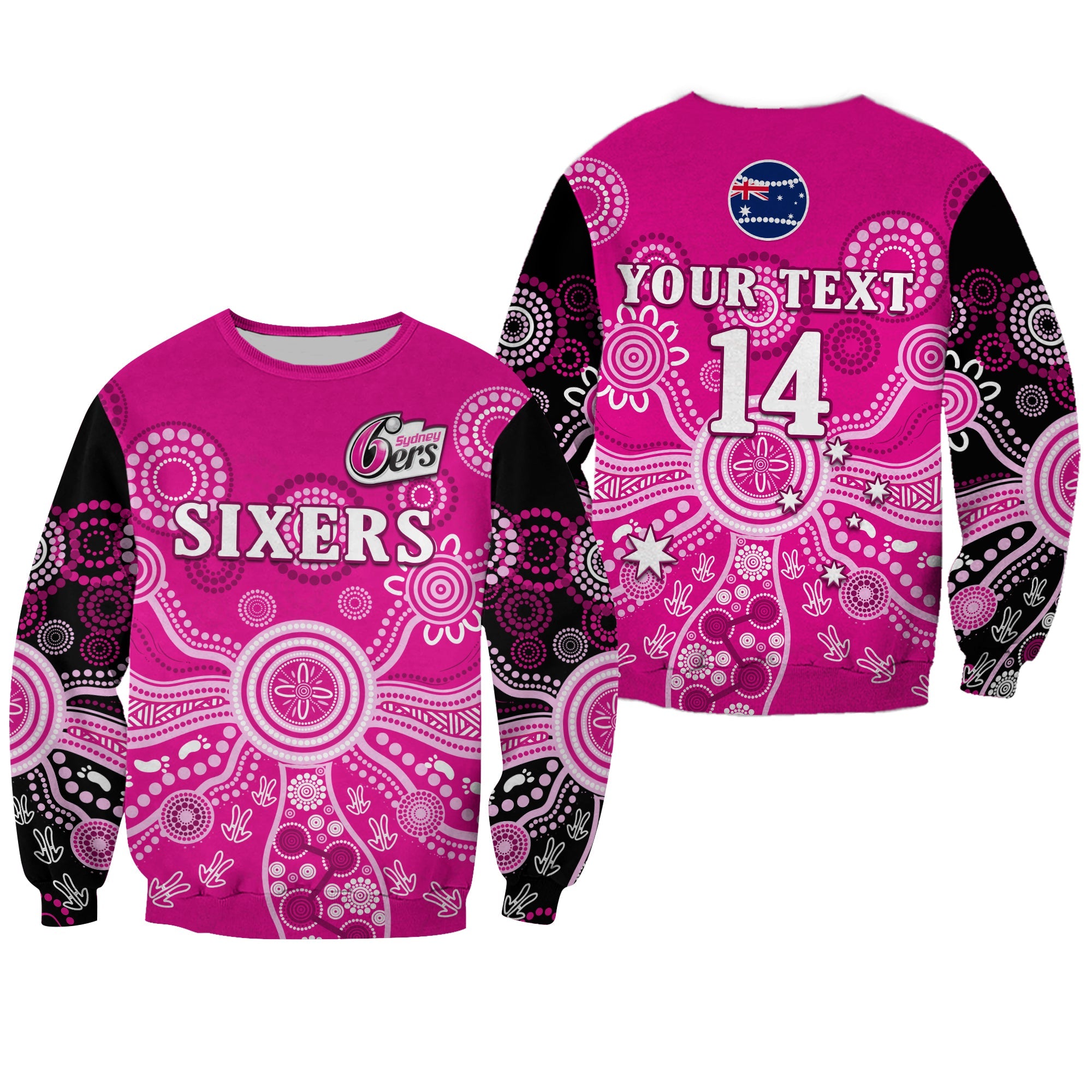 custom-text-and-number-sydney-sixers-sweatshirt-cricket-indigenous-australian-art-ver01