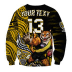 custom-text-and-number-richmond-football-sweatshirt-aboriginal-go-the-tigers-mascot