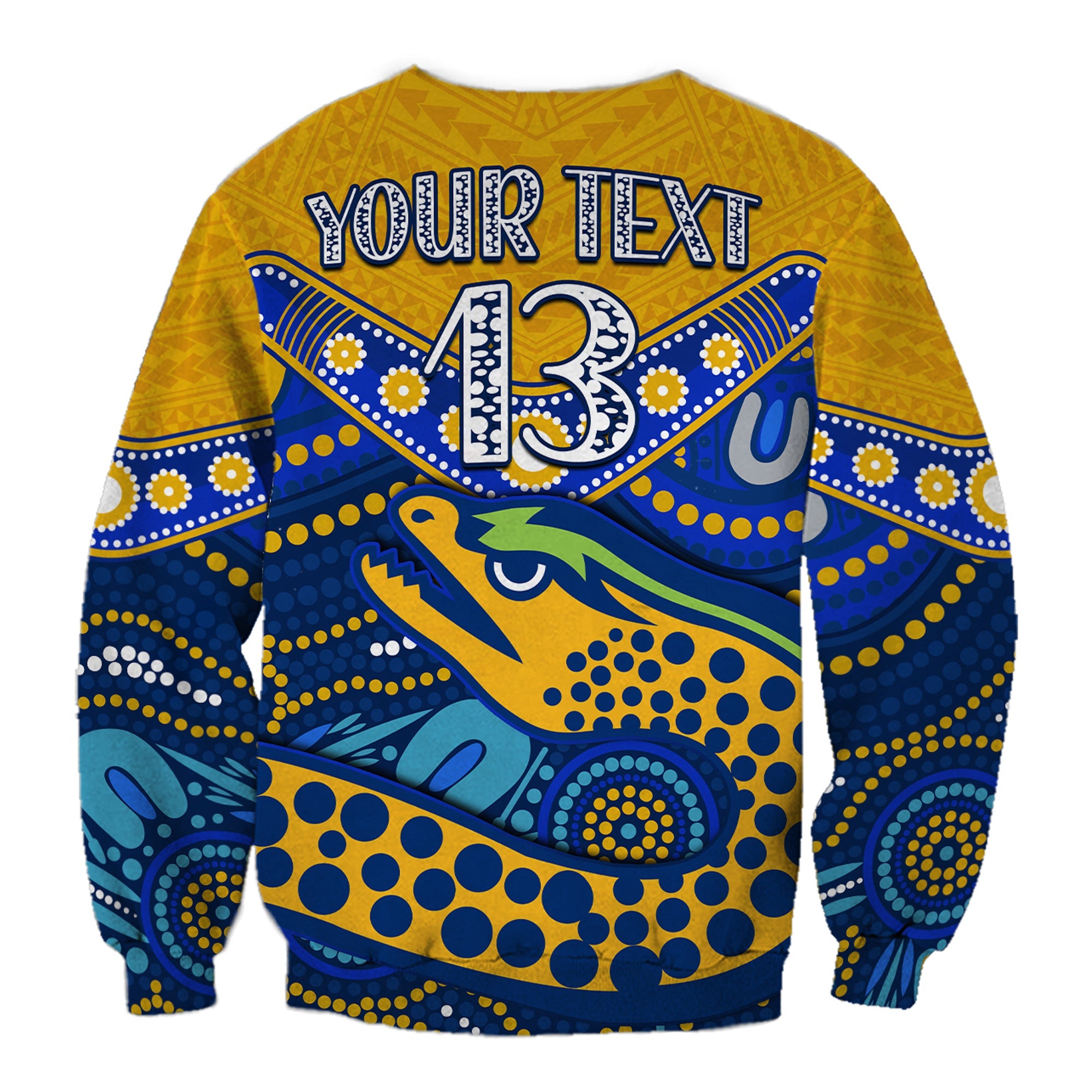 custom-text-and-number-eels-rugby-sweatshirt-aboriginal-and-polynesia-parramatta