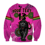 custom-text-and-number-panthers-sweatshirt-aboriginal-with-lizard