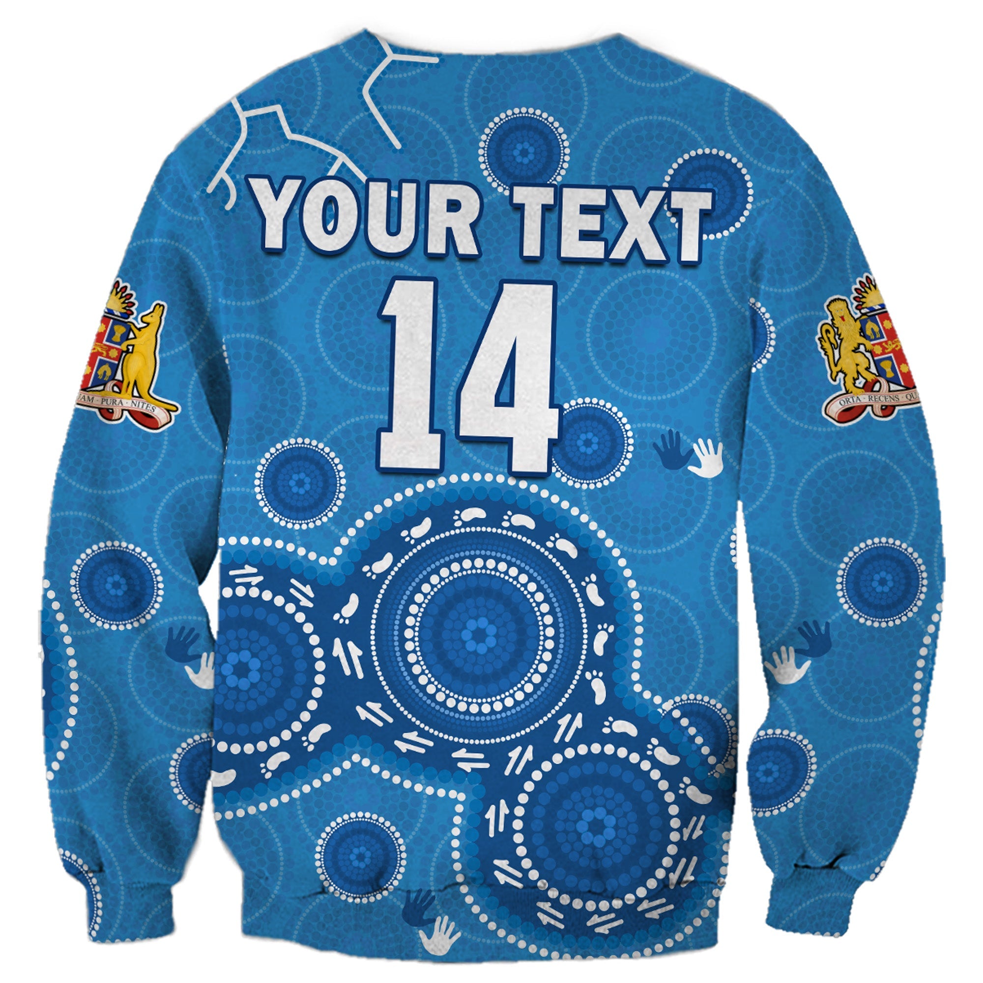 custom-text-and-number-nsw-blues-rugby-sweatshirt-new-south-wales-aboriginal-dot-painting-unique-version