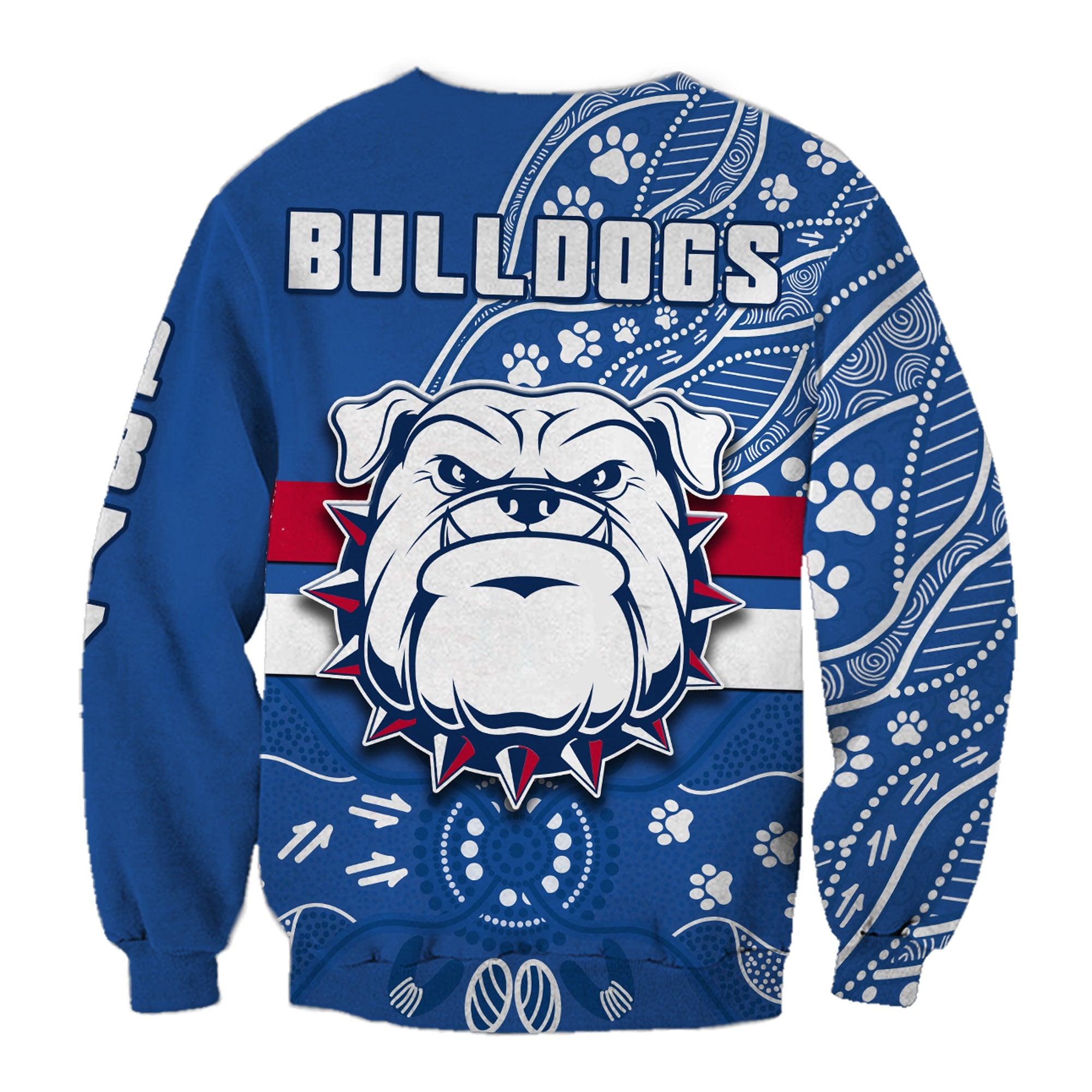 bulldogs-football-sweatshirt-scraggers-1877-aboriginal-dot-painting-newest-version