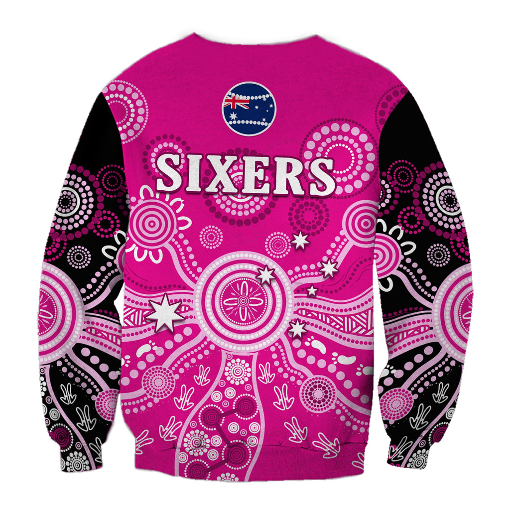 sydney-sixers-sweatshirt-cricket-indigenous-australian-art-ver01