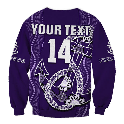 custom-text-and-number-dockers-football-sweatshirt-fremantle-anchor-mix-aboriginal-pattern-dynamic-style