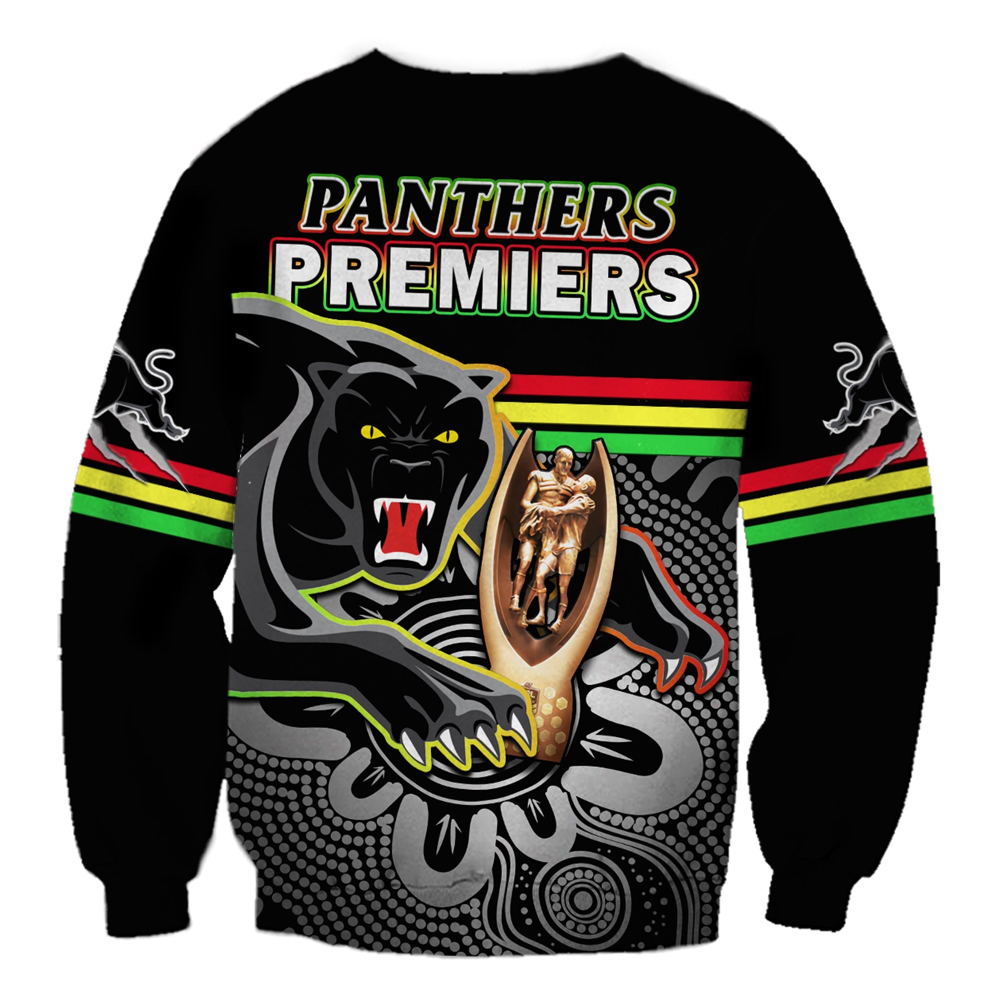 custom-personalised-panthers-rugby-sweatshirt-pennies-premiers-2022-back-to-back-indigenous-original