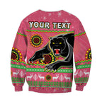 custom-personalised-panthers-christmas-sweatshirt-aboriginal-pattern-penrith-pink-version