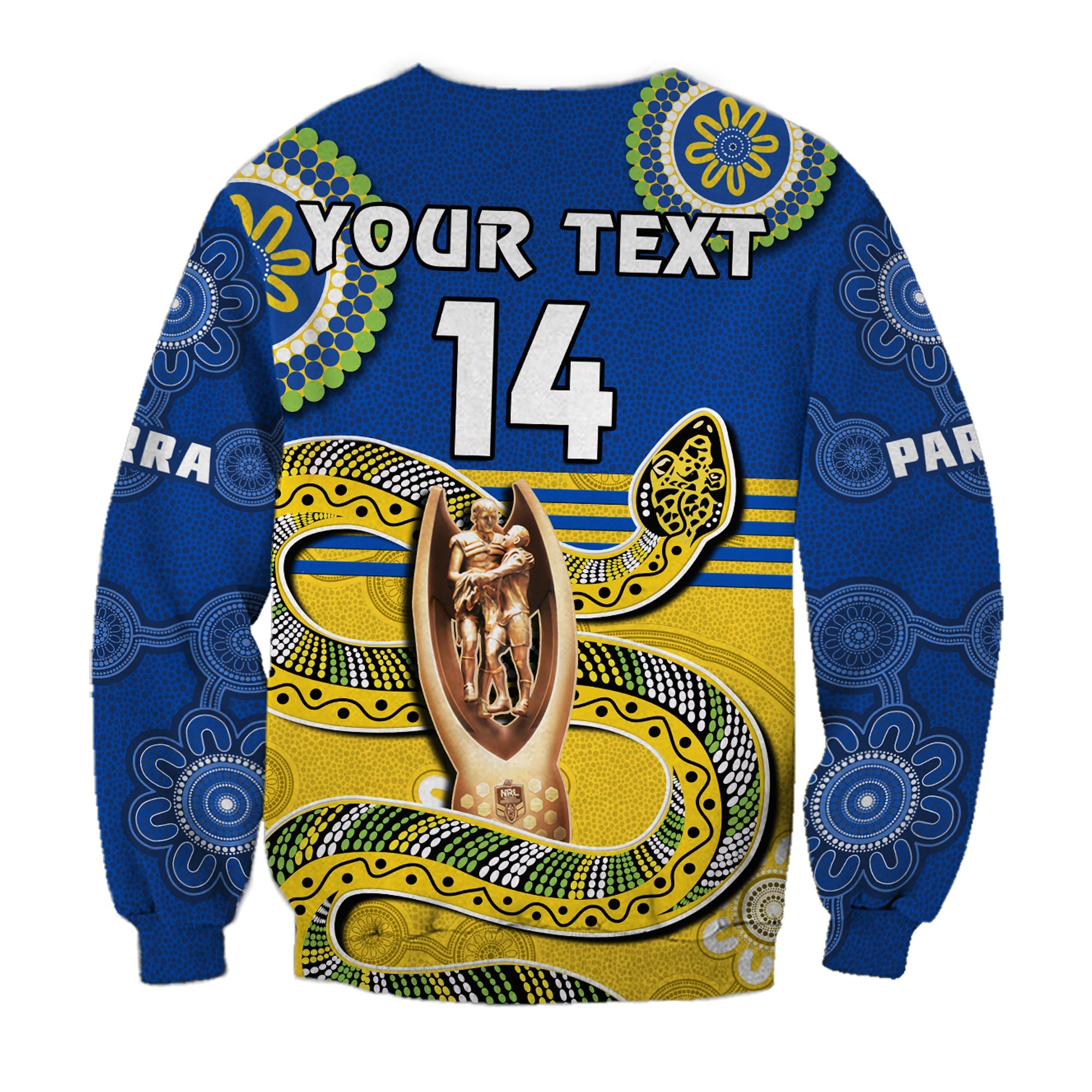 custom-text-and-number-eels-rugby-sweatshirt-parra-2022-indigenous-proud-premiers