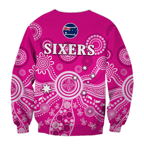 sydney-sixers-sweatshirt-cricket-indigenous-australian-art-ver02