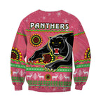 panthers-christmas-sweatshirt-aboriginal-pattern-penrith-pink-version