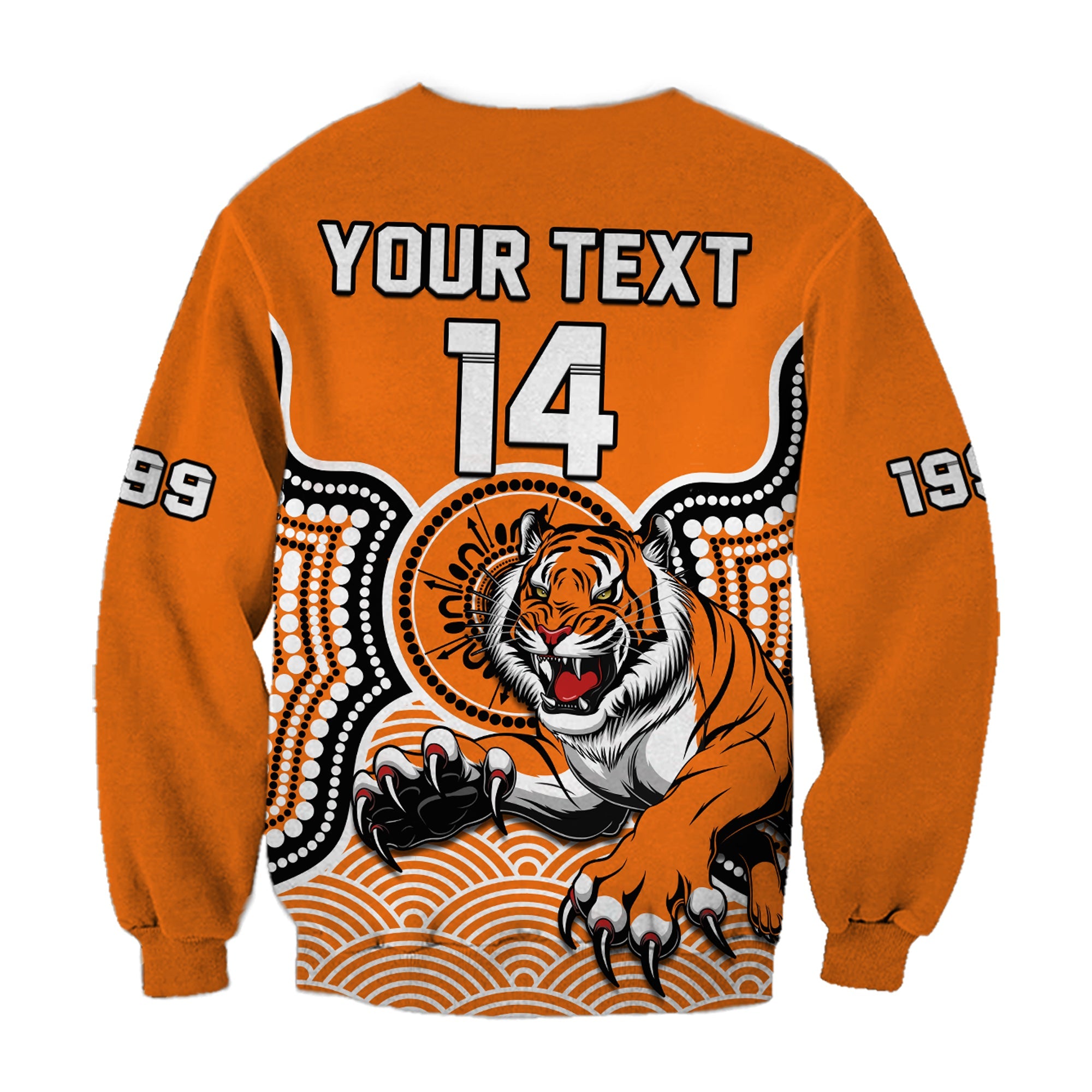 custom-text-and-number-wests-tigers-rugby-sweatshirt-indigenous-artsy