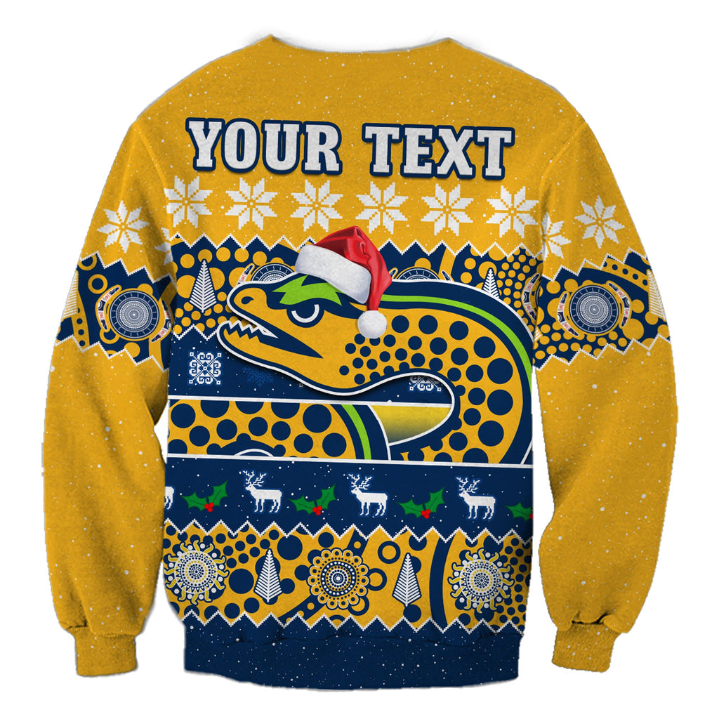 custom-personalised-parramatta-eels-christmas-sweatshirt-parra-aboriginal-art-merry-xmas
