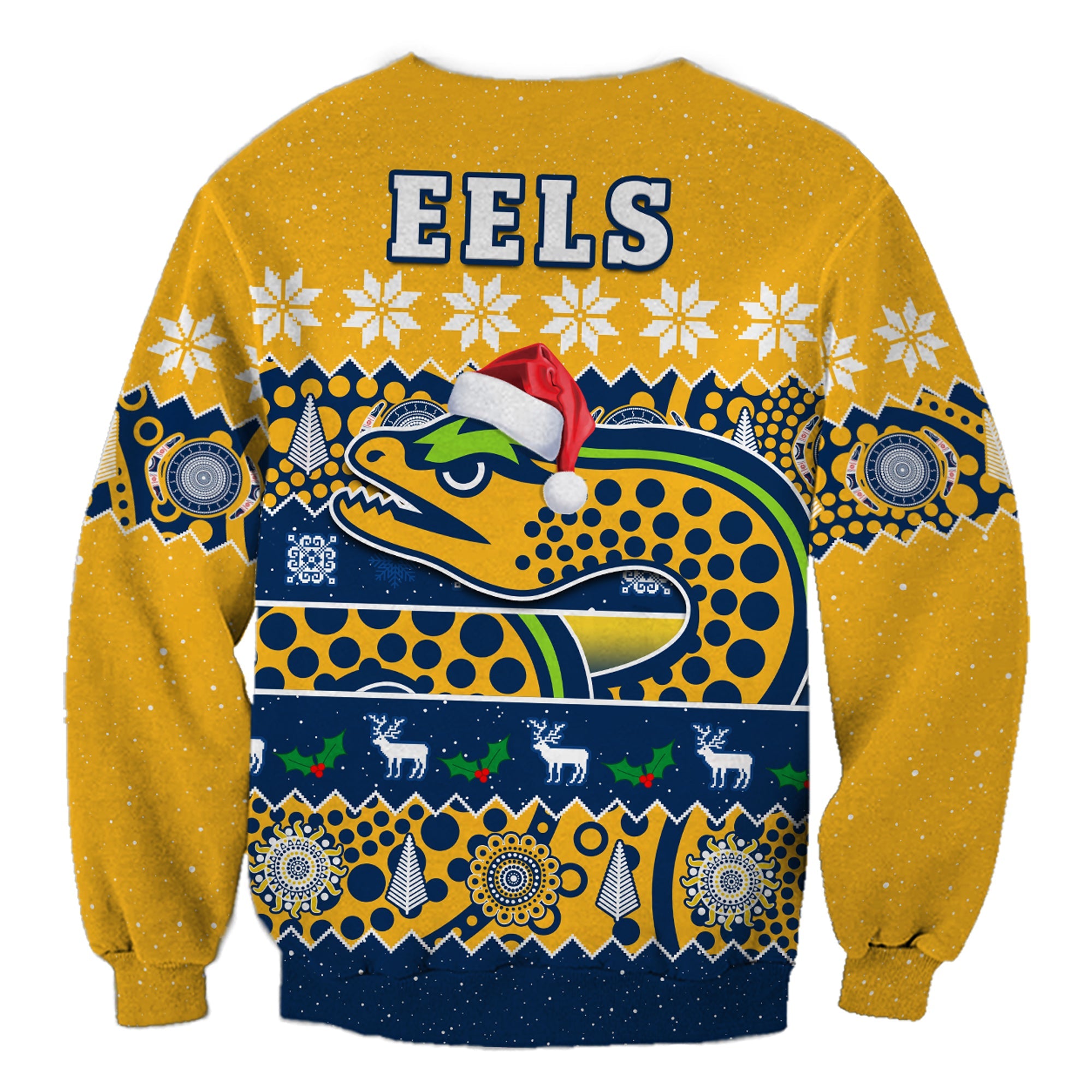 parramatta-eels-christmas-sweatshirt-parra-aboriginal-art-merry-xmas