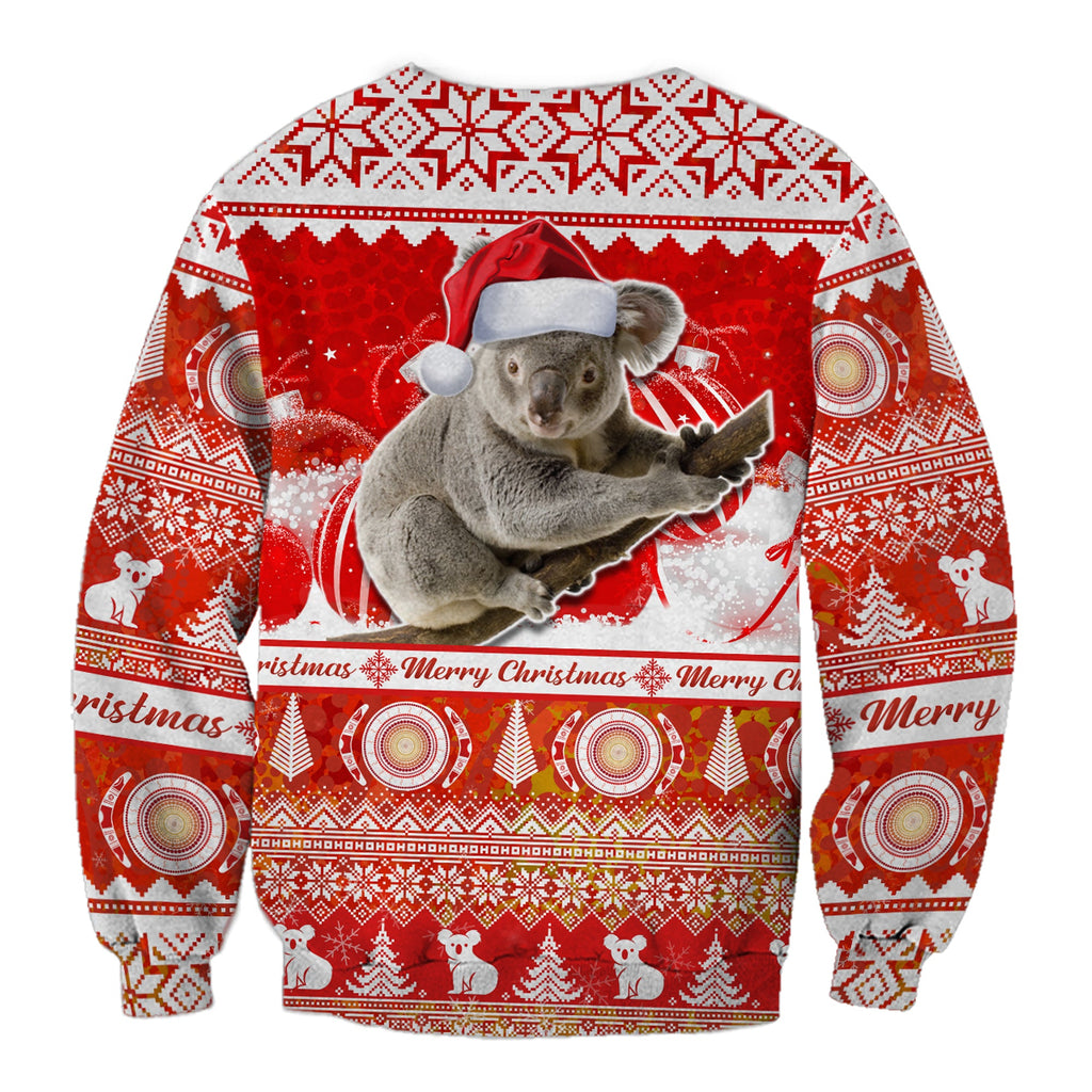 australia-sweatshirt-koala-aboriginal-painting-merry-christmas
