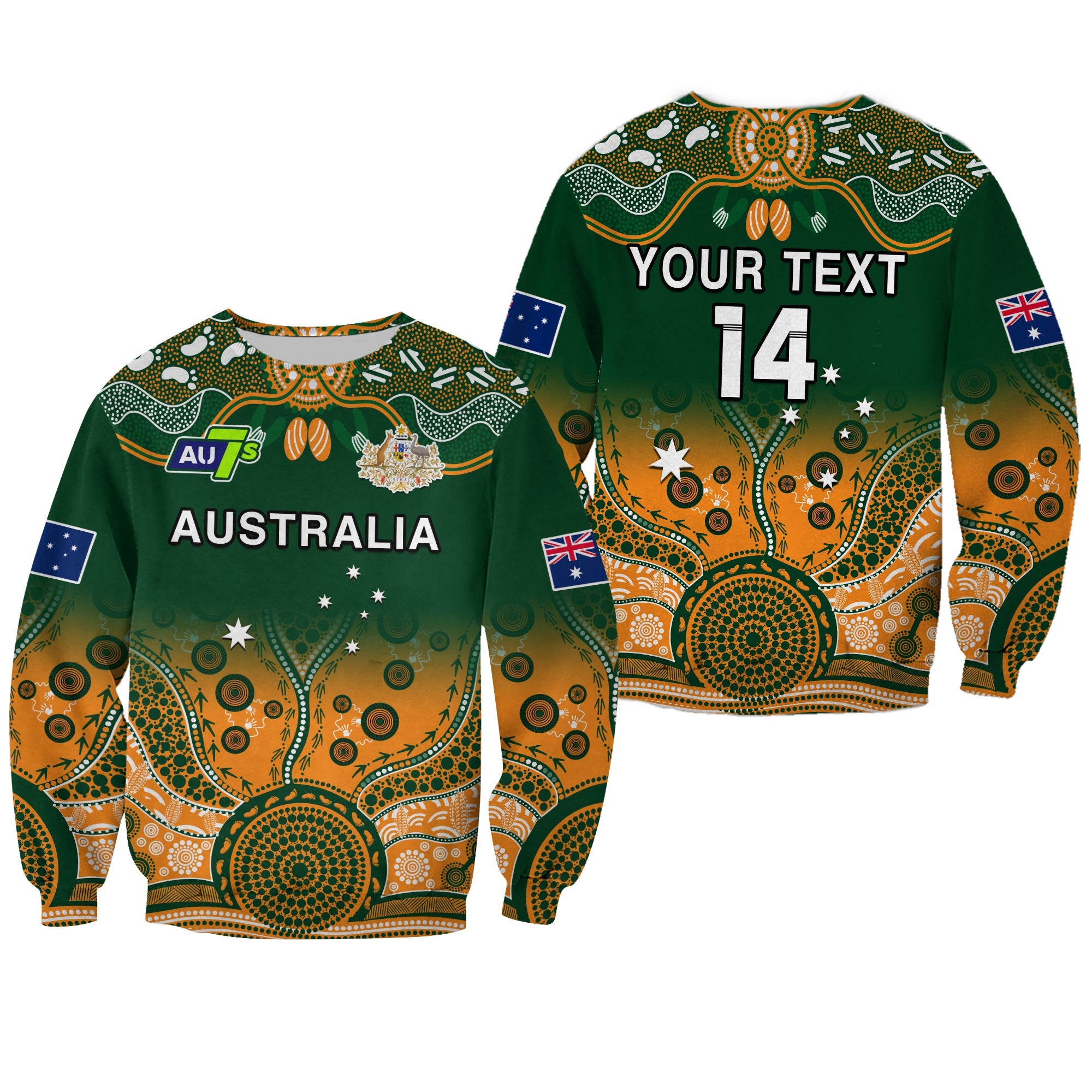 custom-text-and-number-australia-rugby-sweatshirt-aussie-sevens-green-indigenous