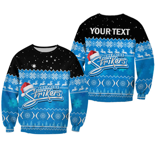 custom-personalised-adelaide-strikers-cricket-sweatshirt-aboriginal-merry-christmas