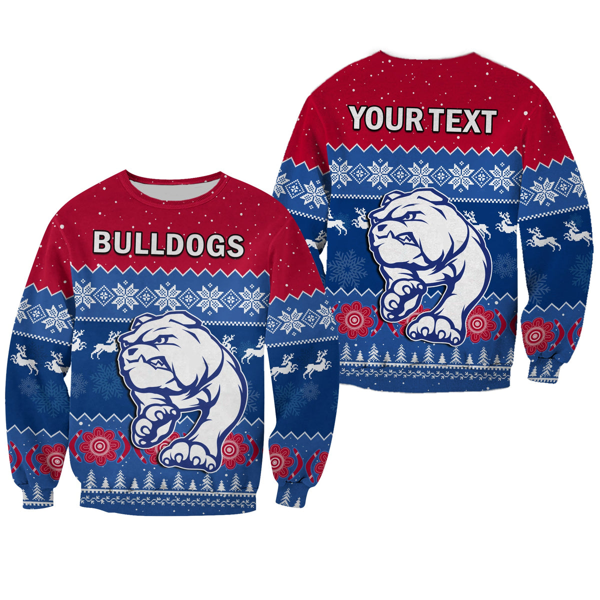 custom-personalised-western-bulldogs-football-sweatshirt-dogs-indigenous-merry-christmas