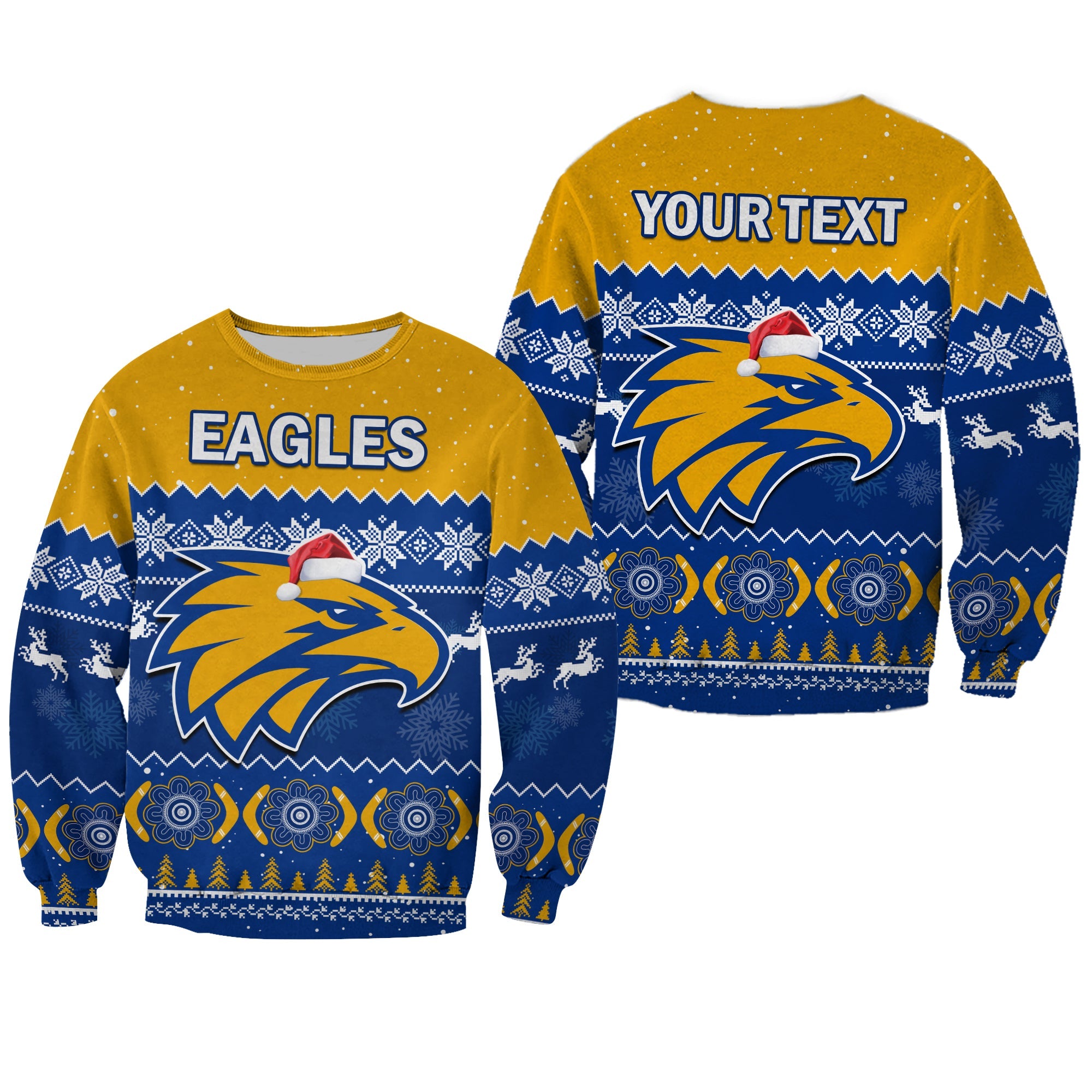 custom-personalised-west-coast-football-sweatshirt-eagles-indigenous-merry-christmas
