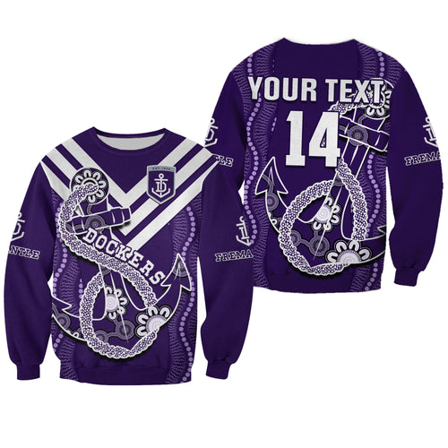 custom-text-and-number-dockers-football-sweatshirt-fremantle-anchor-mix-aboriginal-pattern-dynamic-style