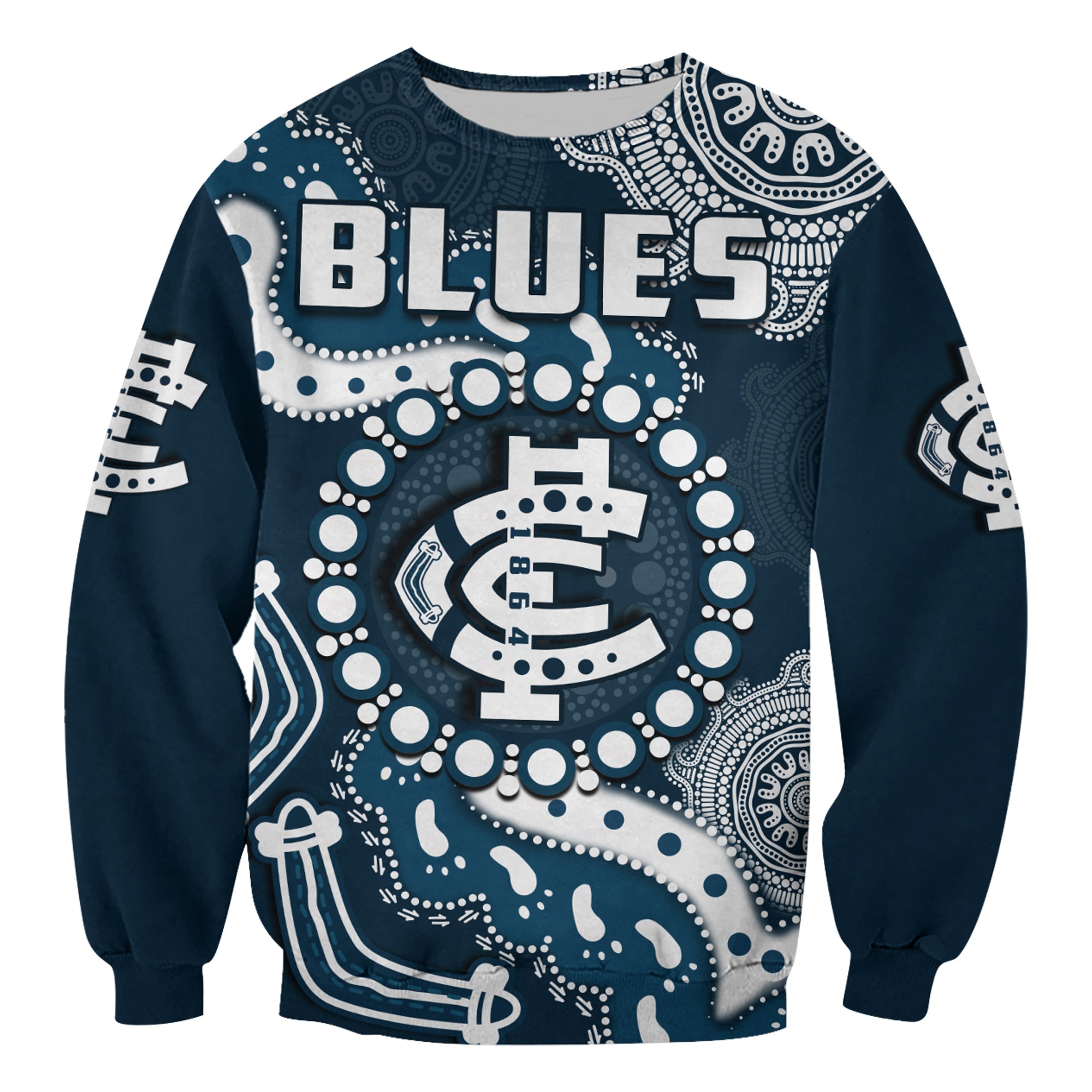 carlton-football-sweatshirt-blues-1864-boomerang-indigenous-artsy