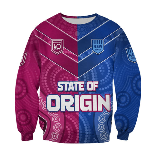 custom-text-and-number-blues-and-maroons-rugby-sweatshirt-origin-nsw-combine-queensland-aboriginal-australian-lt13