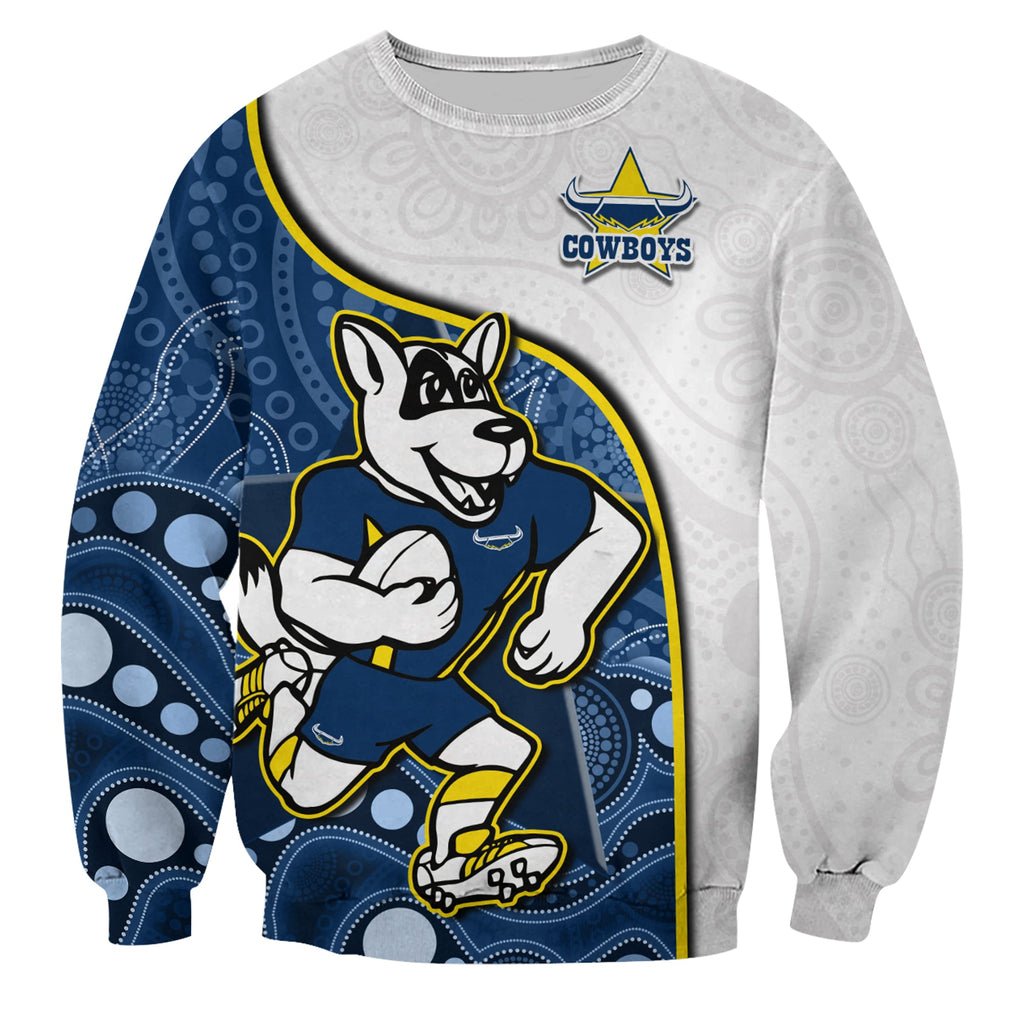 custom-text-and-number-cowboys-rugby-sweatshirt-macost-indigenous-pattern-2022-premiers