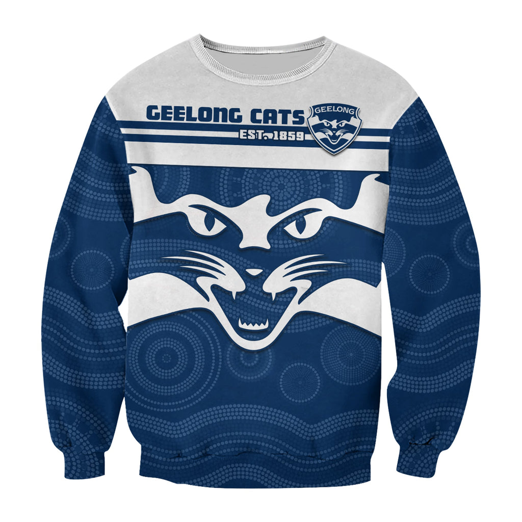 custom-text-and-number-cats-football-sweatshirt-geelong-est-1859-aboriginal-art