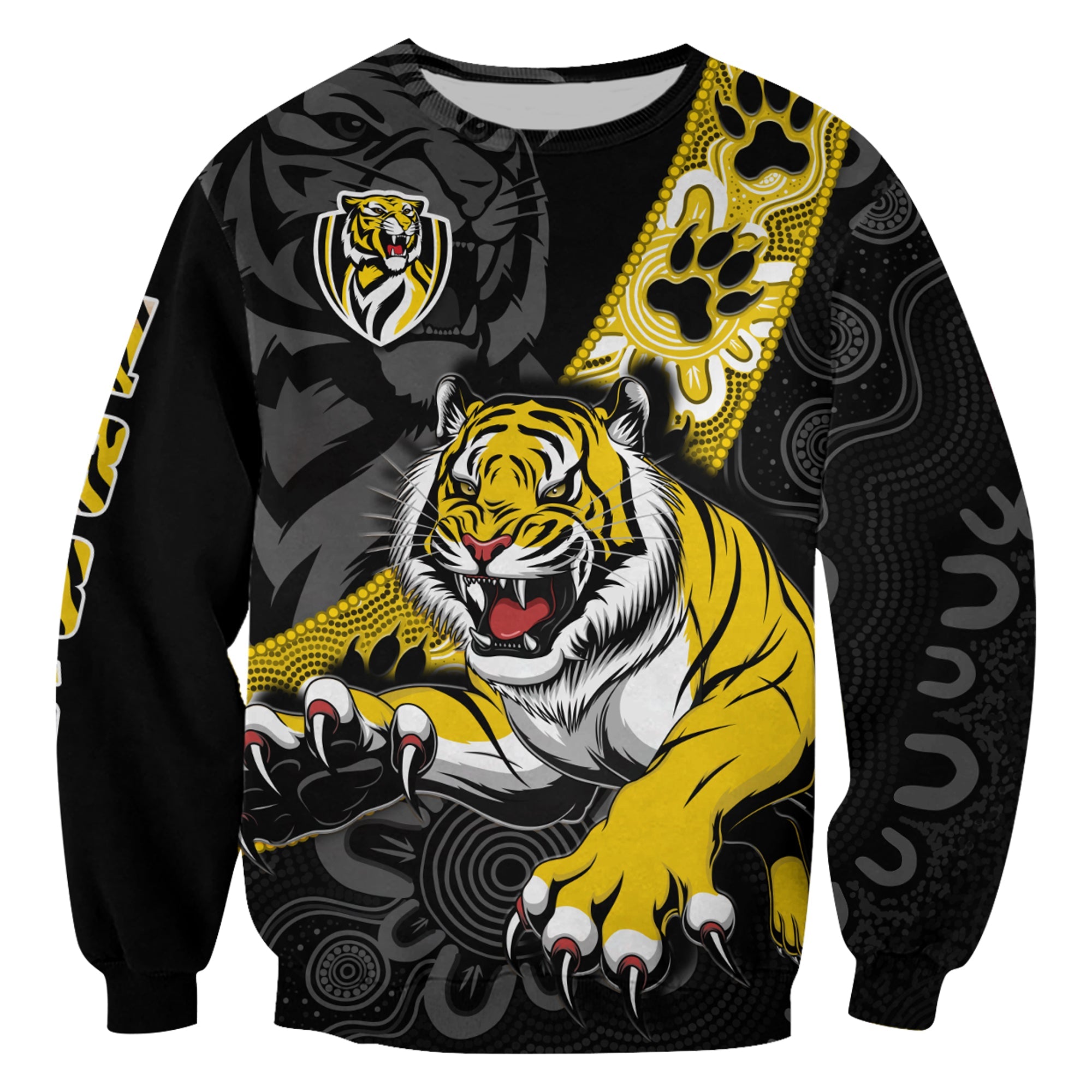 custom-text-and-number-richmond-football-sweatshirt-tigers-1885-indigenous-basic-style