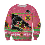 panthers-christmas-sweatshirt-aboriginal-pattern-penrith-pink-version