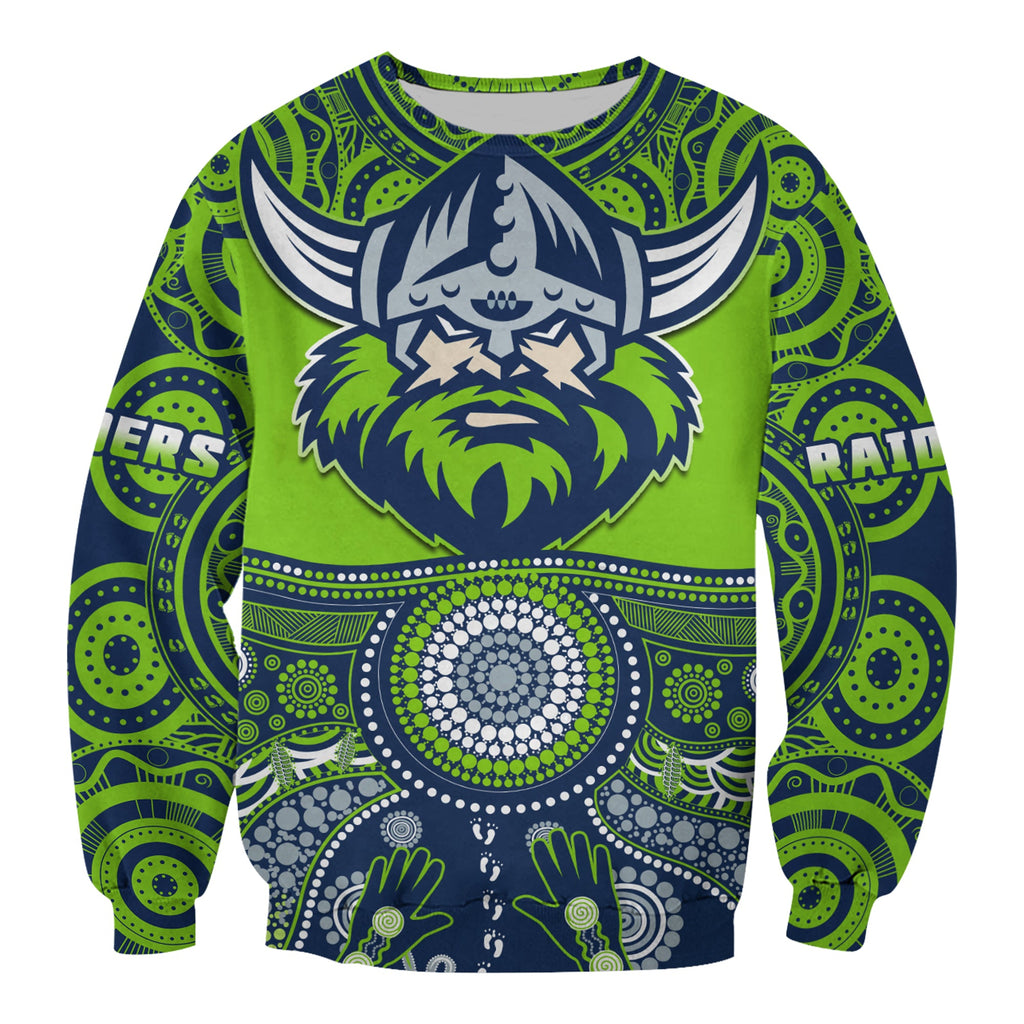 custom-text-and-number-raiders-rugby-sweatshirt-aboriginal-pattern
