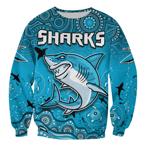 custom-text-and-number-sharks-rugby-sweatshirt-go-sharkies-aboriginal-special-version