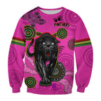 custom-text-and-number-panthers-sweatshirt-aboriginal-with-lizard