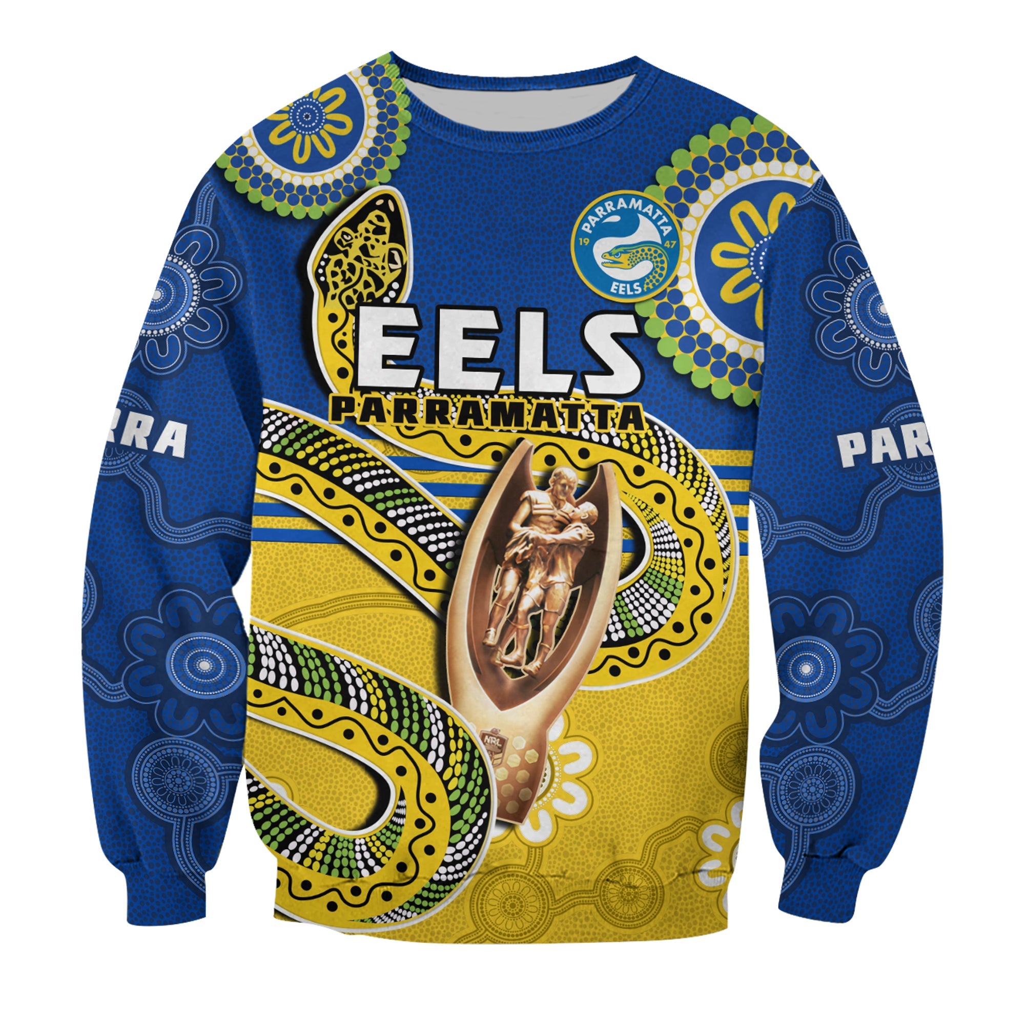 custom-text-and-number-eels-rugby-sweatshirt-parra-2022-indigenous-proud-premiers