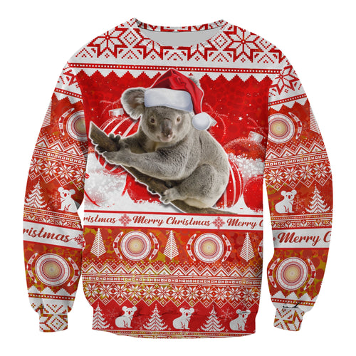 australia-sweatshirt-koala-aboriginal-painting-merry-christmas