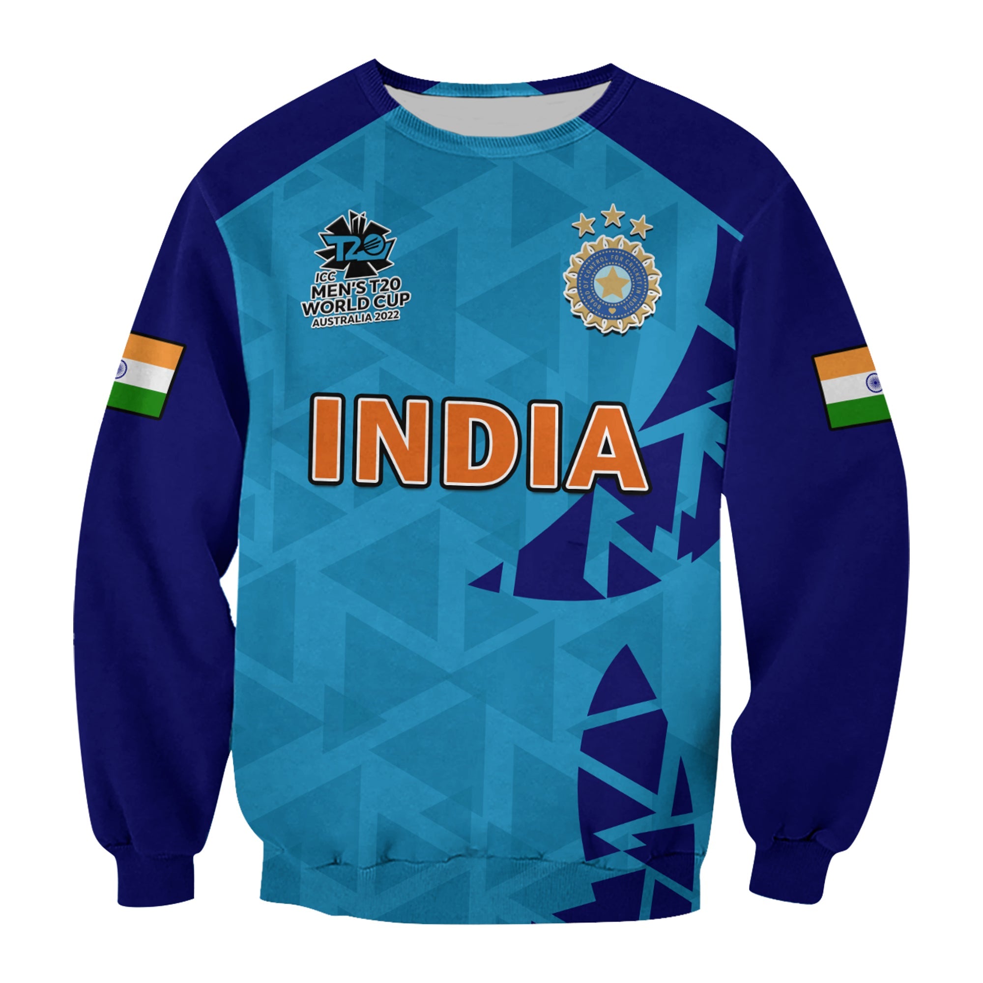 custom-text-and-number-india-cricket-sweatshirt-men-in-blue-2022-mens-t20-world-cup