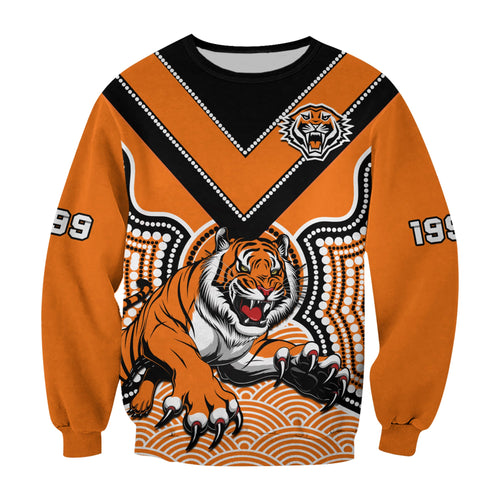 custom-text-and-number-wests-tigers-rugby-sweatshirt-indigenous-artsy