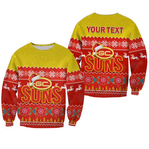 custom-personalised-gold-coast-football-sweatshirt-suns-aboriginal-merry-christmas