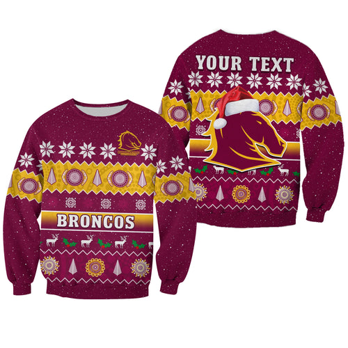 custom-personalised-broncos-christmas-sweatshirt-brisbane-aboriginal-art-merry-xmas