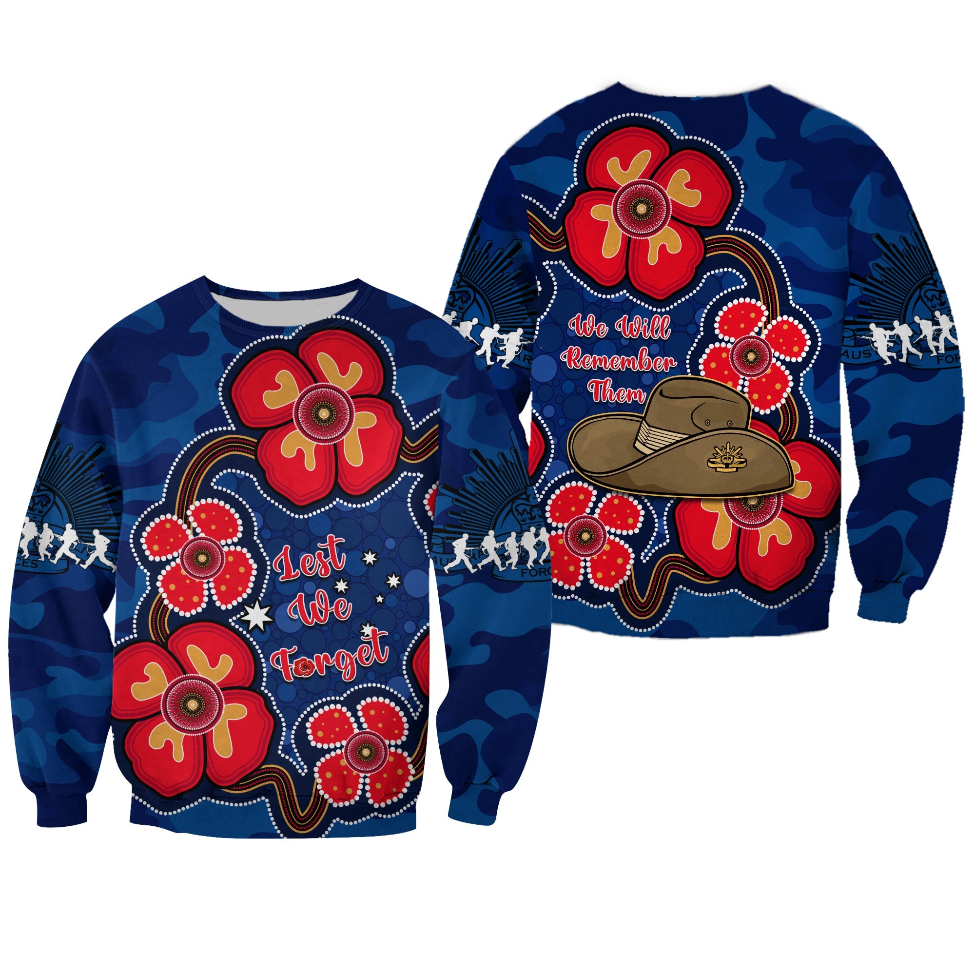 australia-anzac-sweatshirt-lest-we-forget-camouflage-mix-aboriginal-poppies-and-slouch-hat