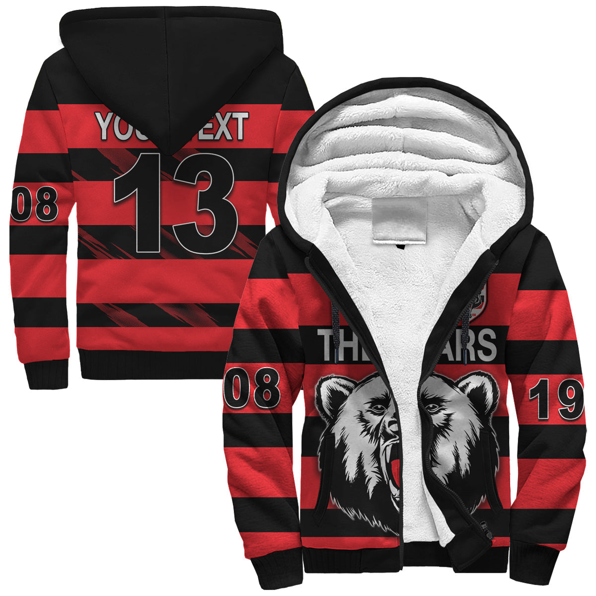 custom-personalised-the-bears-sherpa-hoodie-north-sydney-bears-strong-comeback-custom-text-and-number