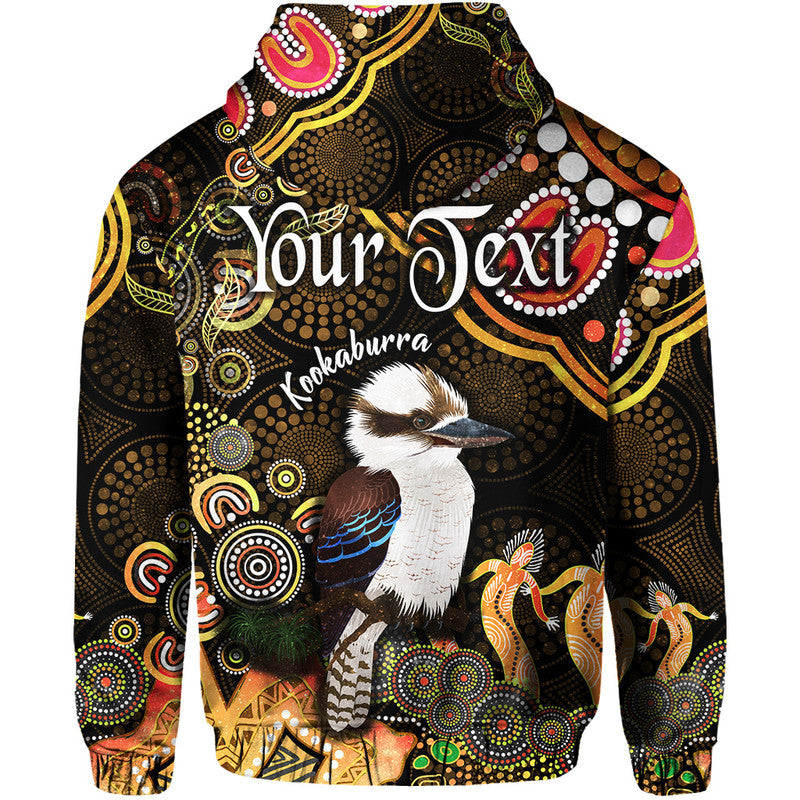 custom-personalised-australian-astrology-zip-up-and-pullover-hoodie-sagittarius-kookaburra-zodiac-aboriginal-vibes-gold