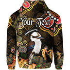 custom-personalised-australian-astrology-zip-up-and-pullover-hoodie-sagittarius-kookaburra-zodiac-aboriginal-vibes-gold