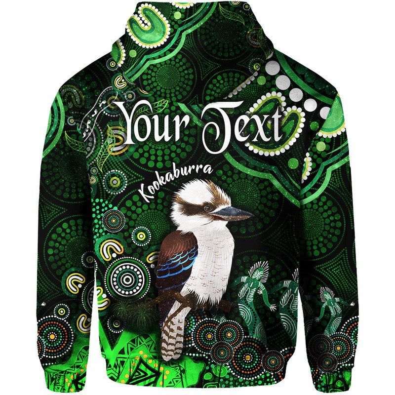 custom-personalised-australian-astrology-zip-up-and-pullover-hoodie-sagittarius-kookaburra-zodiac-aboriginal-vibes-green