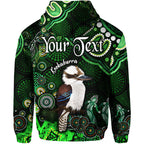 custom-personalised-australian-astrology-zip-up-and-pullover-hoodie-sagittarius-kookaburra-zodiac-aboriginal-vibes-green