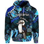 australian-astrology-zip-up-and-pullover-hoodie-sagittarius-kookaburra-zodiac-aboriginal-vibes-blue