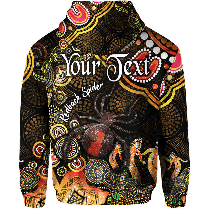 custom-personalised-australian-astrology-zip-up-and-pullover-hoodie-scorpio-redback-spider-zodiac-aboriginal-vibes-gold
