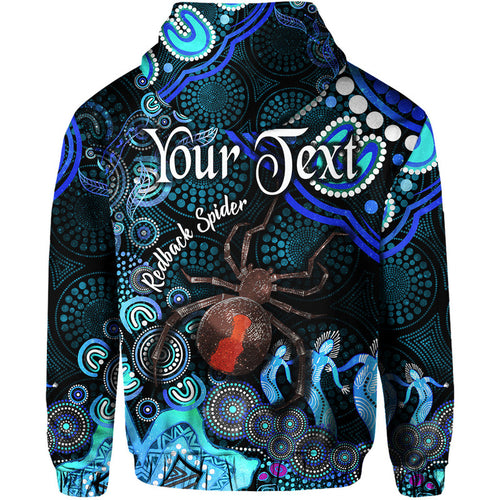 custom-personalised-australian-astrology-zip-up-and-pullover-hoodie-scorpio-redback-spider-zodiac-aboriginal-vibes-blue