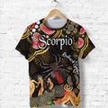 custom-personalised-australian-astrology-t-shirt-scorpio-redback-spider-zodiac-aboriginal-vibes-gold
