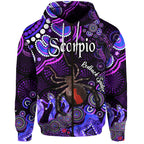 australian-astrology-zip-up-and-pullover-hoodie-scorpio-redback-spider-zodiac-aboriginal-vibes-purple