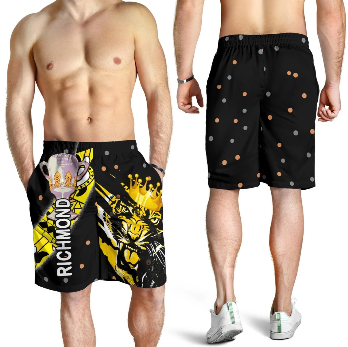 combo-polo-shirt-and-men-short-richmond-premier-tigers-dotted